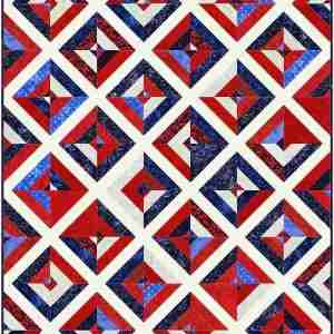 Island Batik Freedom String Quilt 