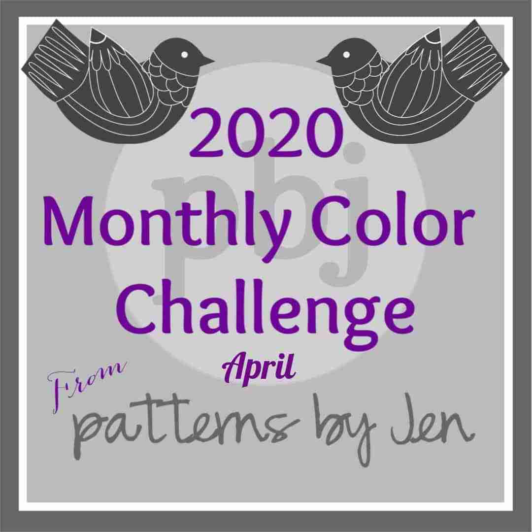 2020 Monthly Color Challenge April