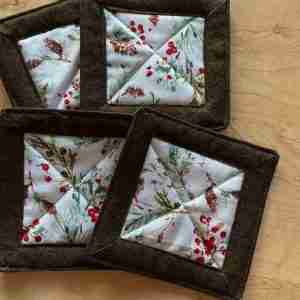 4" Self-Binding Coasters