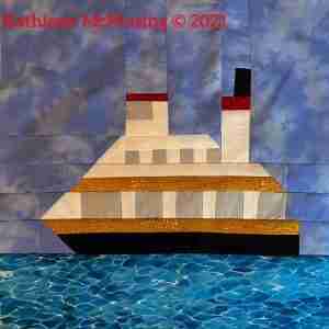 12" Ride the Ferry Block